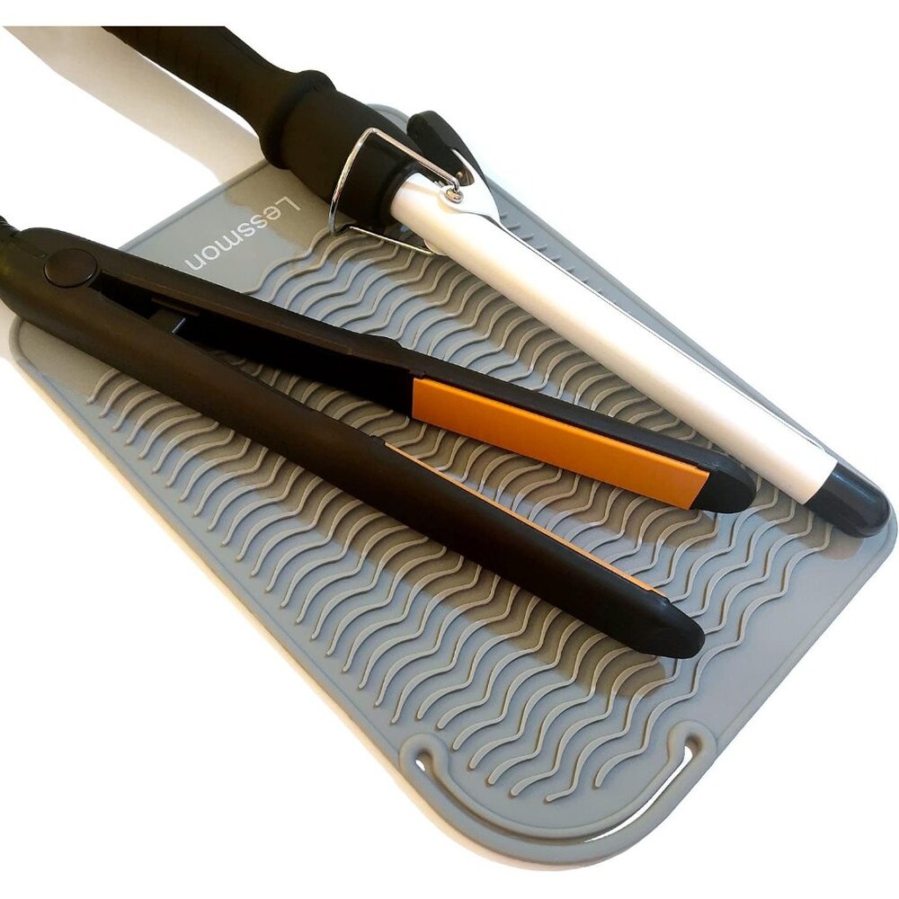Large Heat Resistant Mat for Curling Irons, Hair Straightener, Flat Irons and Ha